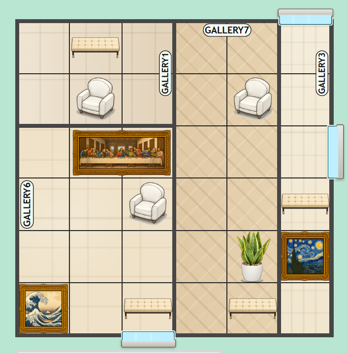 Real 6 by 6 museum puzzle from the artdoku book